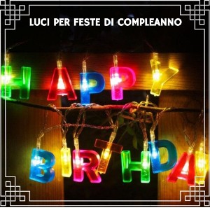 Luci per le feste di compleanno