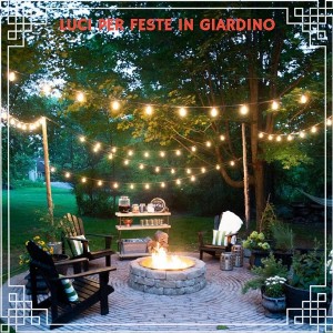 Luci per feste in giardino