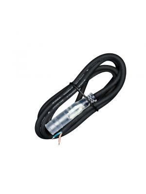Cavo alimentazione nero senza spina per tubo luminoso - lunghezza 1,8 m
