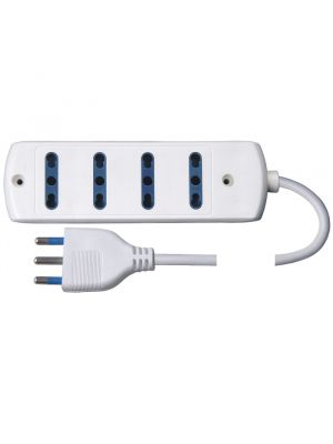 Presa Multipla 4 posti Spina 16A - 4 x Presa 16A - Max 2500W