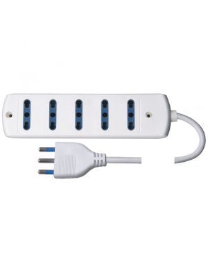 Presa Multipla 5 posti Spina 16A - 5 x Presa 16A - Max 2500W