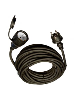 cavo di alimentazione IP44 lunghezza 150 cm - con spina IP44 e connettore femmina IP44.Carico massimo  1500W