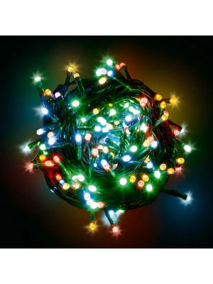 Catena luminosa 12,5 m - 300 minilucciole led con controller - multicolor