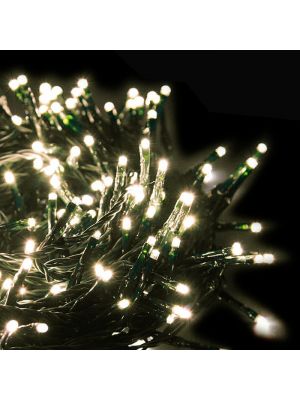 Catena luminosa extralong 8,90 m - 180 miniled con memory controller - bianco classic