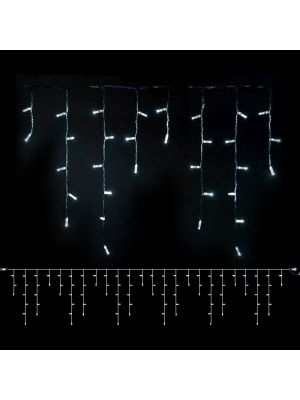 Tenda ice Light 96 MAXI Led - SENZA Alimentazione - Prolungabile - Bianco Ghiaccio