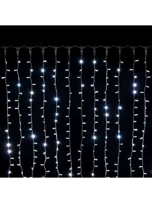 Tenda 304 Maxiled luce fissa prolungabile senza cavo alimentazione bianco ghiaccio