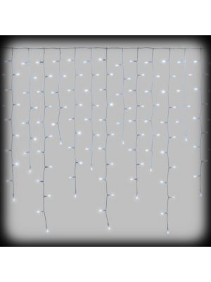 Tenda luminosa 350xh85 cm 432 led reflex a luce fissa - prolungabile - bianco freddo