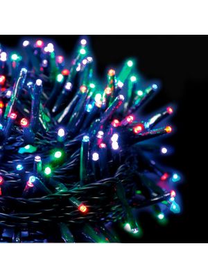 Catena a led extralong 25,70 m - 360 miniled con memory controller - multicolor