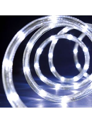 Tubo luminoso a led 15 m ø 10 mm 360 led con memory controller - bianco freddo