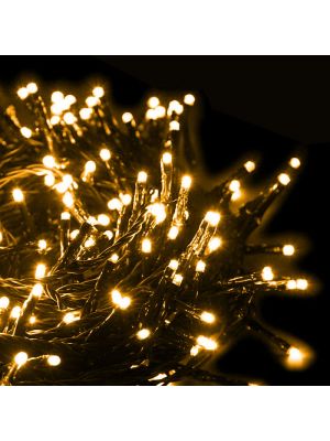 Catena extralong 13,10 m 180 miniled con memory controller bianco caldo tradizionale cavo verde