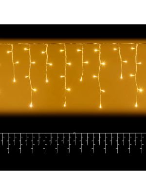 Snowlight 6 x h 0,4 m, 200 Led, effetto neve con memory controller, bianco classic