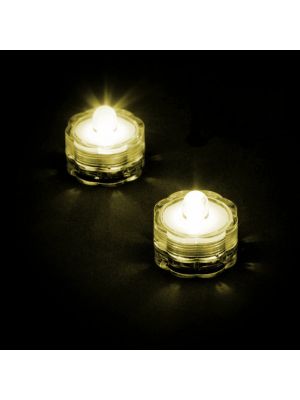 Set 2 candele subacquee a batteria luce fissa Led classic