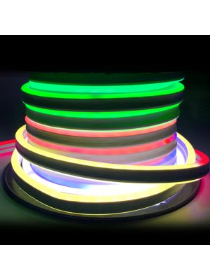Tubo luminoso led bifacciale effetto neon 8 m, 960 led, memory controller, multicolor
