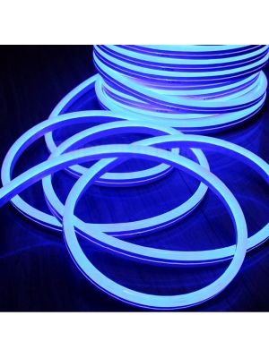 Tubo luminoso led bifacciale effetto neon 8 m, 960 led, memory controller, blu