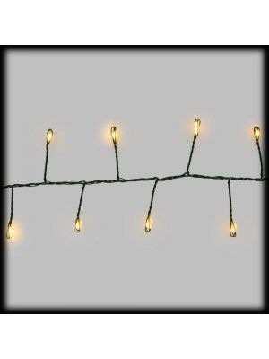 Catena di luci 20m, 1000 microled con memory controller, bianco caldo