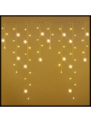 Decorazione tenda luminosa 270 miniled ice light bianco caldo