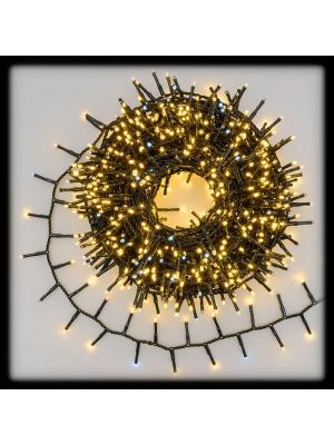 Catena di luci a nastro 20, multiflash diamond|bianco caldo e freddo