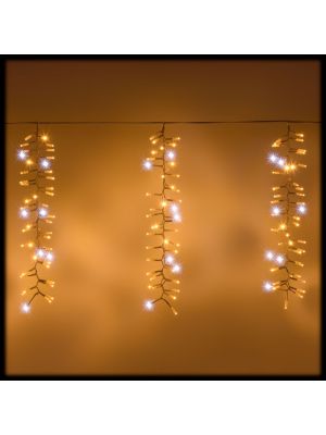 Ice Cluster Light 300 maxiled 300xH80cm|bianco caldo e freddo