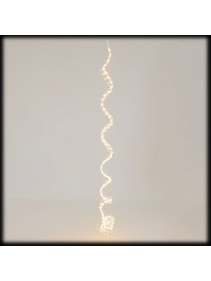 Cascata di luci 1200 microled, 15 stringhe da 4 m, bianco caldo flashled diamond