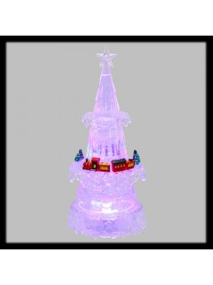 Albero di Natale con trenino