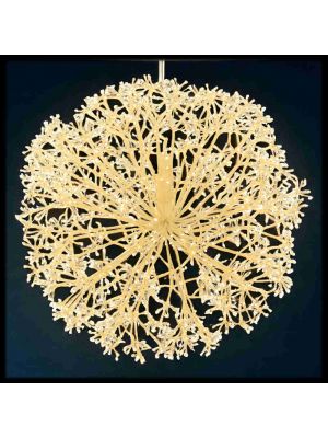Sfera luminosa bianca Twig Ball, Ø 80 cm, 2500 microled flashled, bianco caldo
