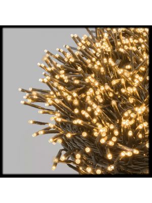 Catena 30 m, 2000 MiniLED, flashled diamond, bianco caldo
