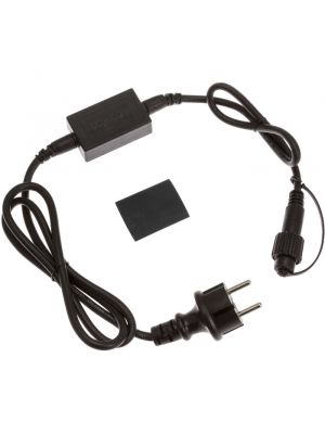 Cavo alimentazione nero per luci professionale maxiled - 230V AC-DC 2A