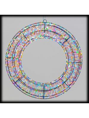 Decorazione natalizia 3D corona Ø55 cm