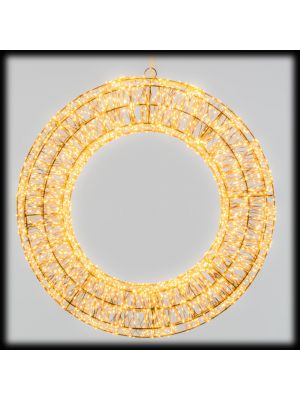 Decorazione natalizia 3D corona Ø 55 cm