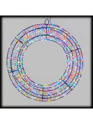 Decorazione natalizia 3D corona Ø35 cm