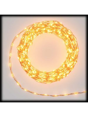 Catena 10 m con 625 microled cavo metal - bianco tradizionale
