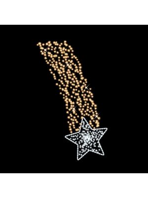 Decorazione natalizia centrale per strade Shooting Star 95 x 150 cm