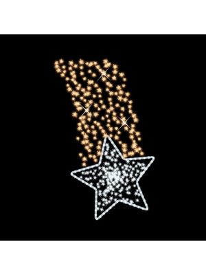 Decorazione natalizia centrale per strade Shooting Star 70 x 110 cm