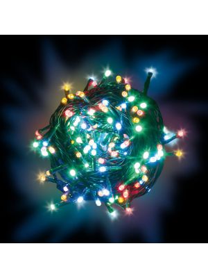 decorazione Catena luminosa a batteria 96 minilucciole led con memory controller timer - multicolor