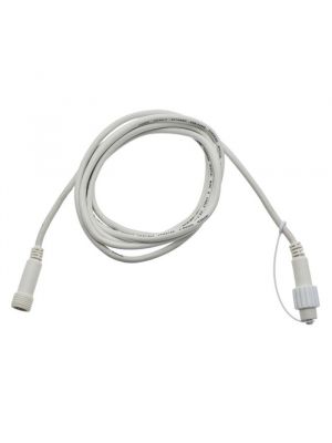 CAVO PROLUNGA BIANCO IP44 LUNGHEZZA 2,5 M - CON CONNETTORI MASCHI E FEMMINA IP44 - CARICO MASSIMO 1500W