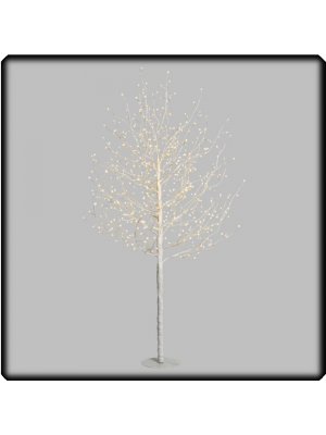 Albero luminoso bianco caldo H150 cm, 640 microled | bianco classic