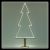 Albero di Natale h170cm, legno sbiancato ed illuminazione interna RGB & bianco caldo