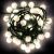 Catena 6 m - 40 mini sfere 40 miniled con memory controller - bianco classic