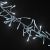 Catena grappolo 12,5 m - cluster 1104 mini led con memory controller - bianco ghiaccio - cavo trasparente
