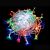 Catena di luci extralong 13,10 m bianca - 180 miniled con memory controller - multicolor