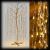 Albero Willow tree argentato alto 2 m - 1024 led reflex flashled diamond - bianco caldo