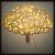 Bouquet luminoso di 192 Rose Bianche a led a luce fissa, Ø 40xH 33 cm, bianco classic caldo ornamentale