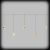 Tendina Ice light 120xh50 cm con 5 stelle mirror infinity ø80mm - luce fissa bianco caldo