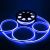 Tubo luminoso led bifacciale effetto neon 50 m - 6000 led - luce fissa - blu