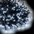 Catena grappolo 10 m minicluster 500 led a luce fissa bianco ghiaccio freddo