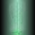 Decorazione luminosa Cactus h 165 cm, neon bifacciale, led verde