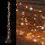 Cascata di luci 600 microled, 15 stringhe da 2,20 m, flashled, bianco traditional