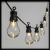 Catena luminosa 12,20 mt, con 30 lampadine party light, bianco caldo classic