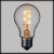 Lampadina E27 party light, filament led, bianco caldo