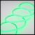 Tubo luminoso led monofacciale effetto neon 50 m, 6000 led, luce fissa, verde